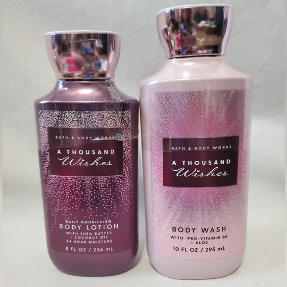 Bath & Body Works Other - Bath & Bodyworks A Thousand Wishes Set Of Body Wash And Lotion Nwt